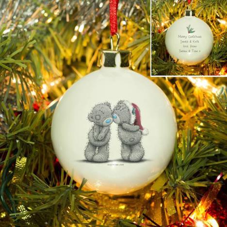 Personalised Me to You Christmas Together Bauble Extra Image 1